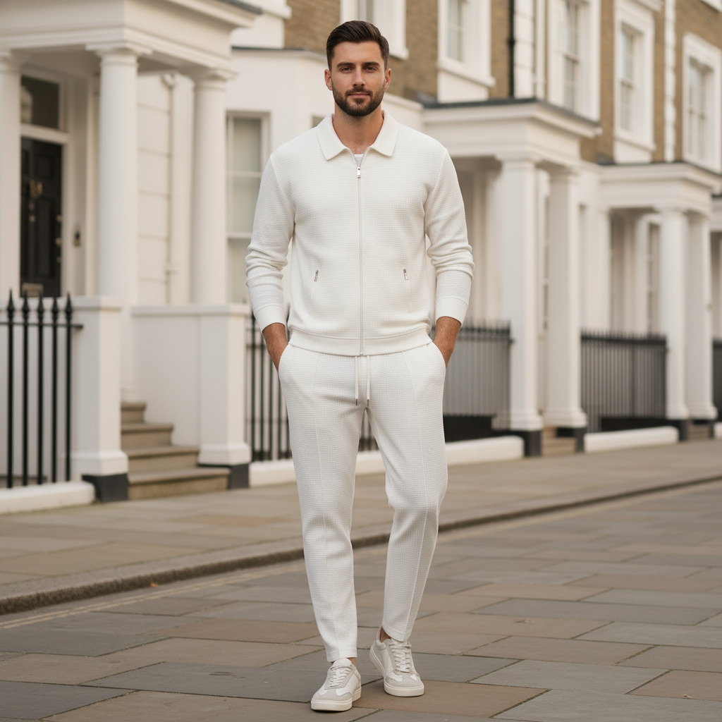 Zambert – Men’s Tracksuit Set | Waffle texture, comfortable fit