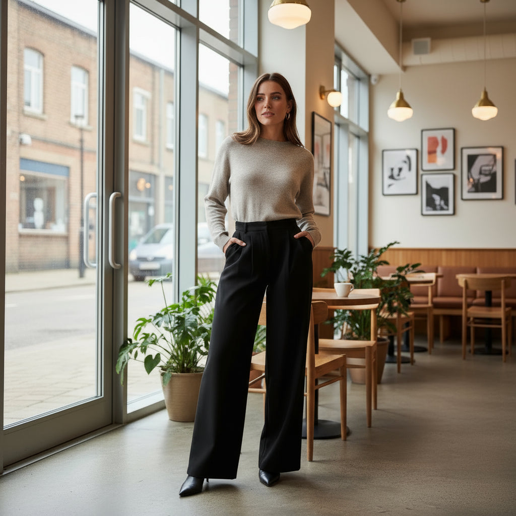 Rowetta – Women’s Wide Leg Trousers | Breathable, relaxed fit